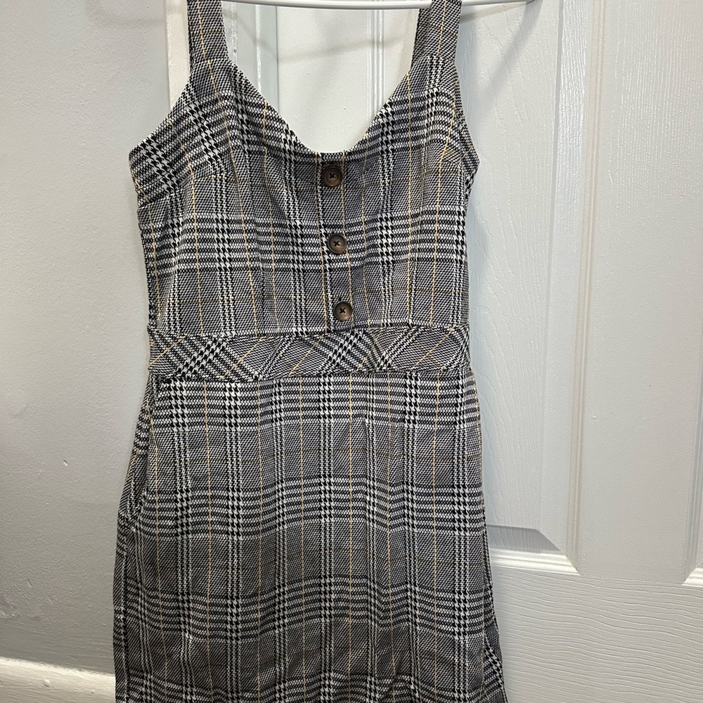 Abercrombie Plaid Dress Size Medium